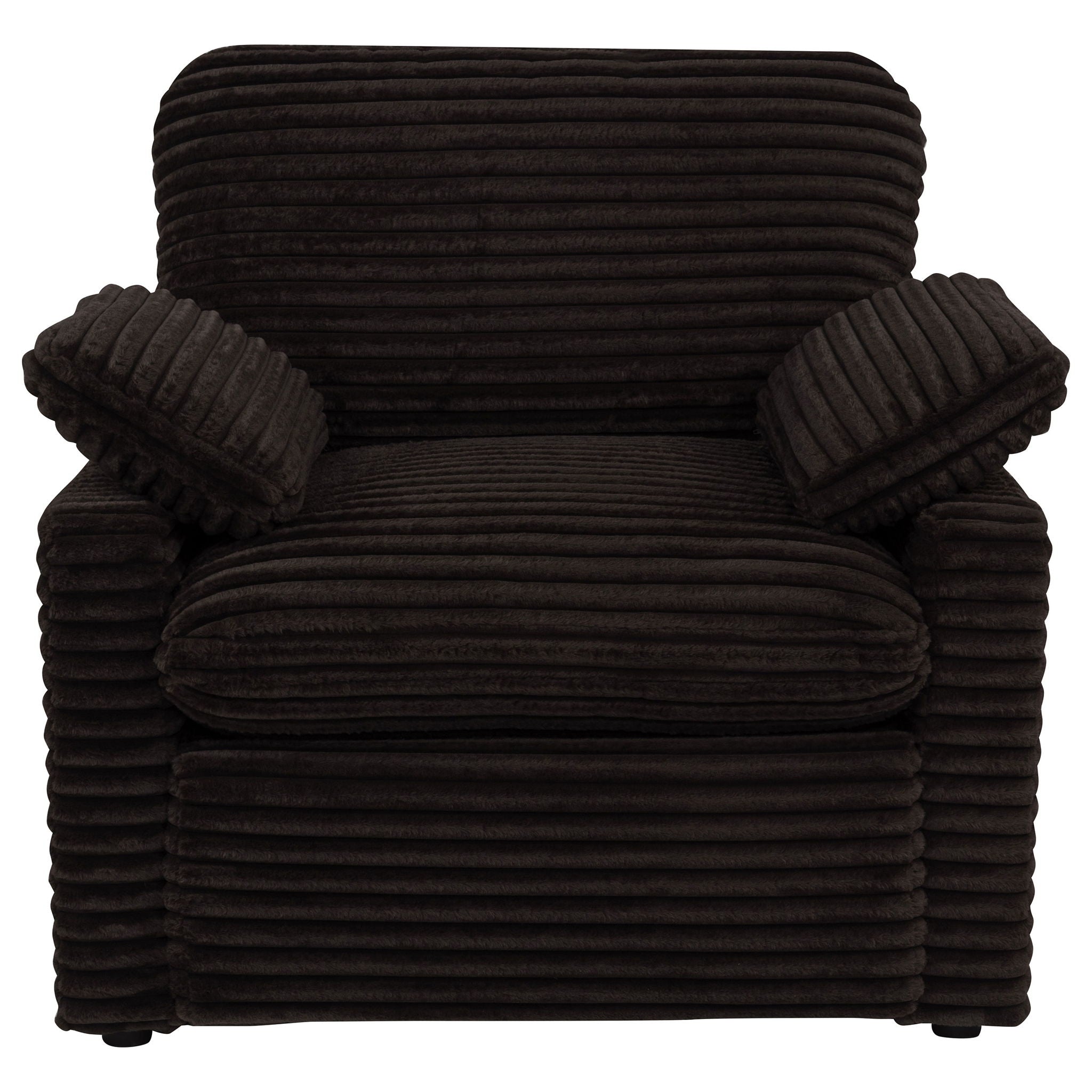 Collins Upholstered Power Recliner Chair Chocolate Brown
