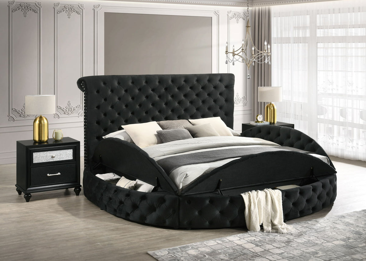 Brigitte - Queen Storage Bed - Black