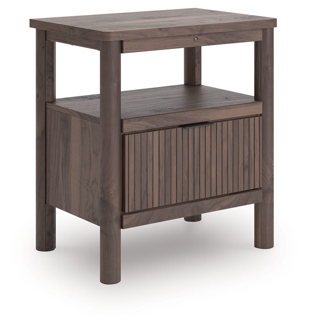 Pamytta - One Drawer Night Stand - Brown