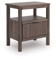 Pamytta - One Drawer Night Stand - Brown