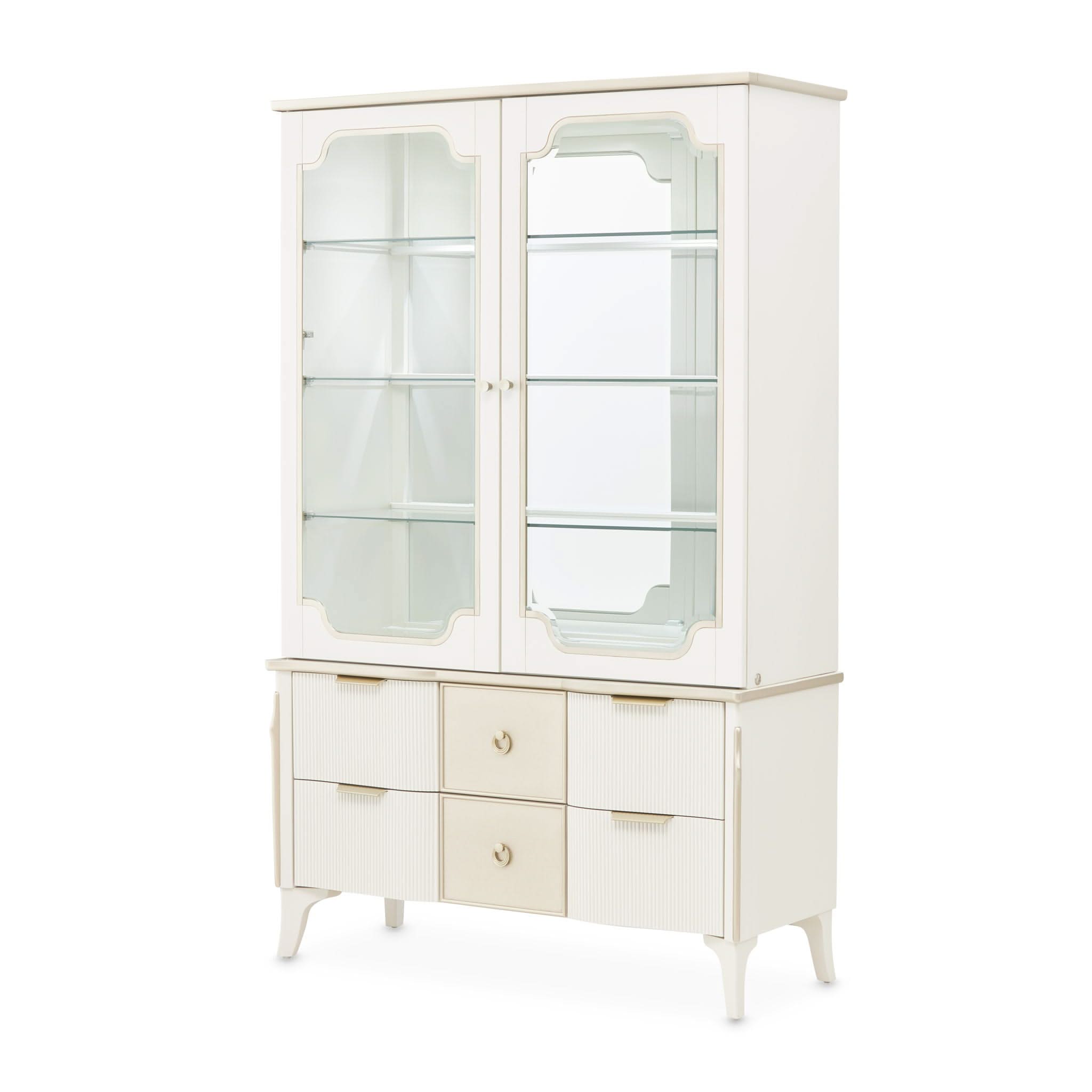 La Marisia - Display Cabinet - Creamy Pearl