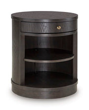 Leighmour - Accent Table - Dark Brown