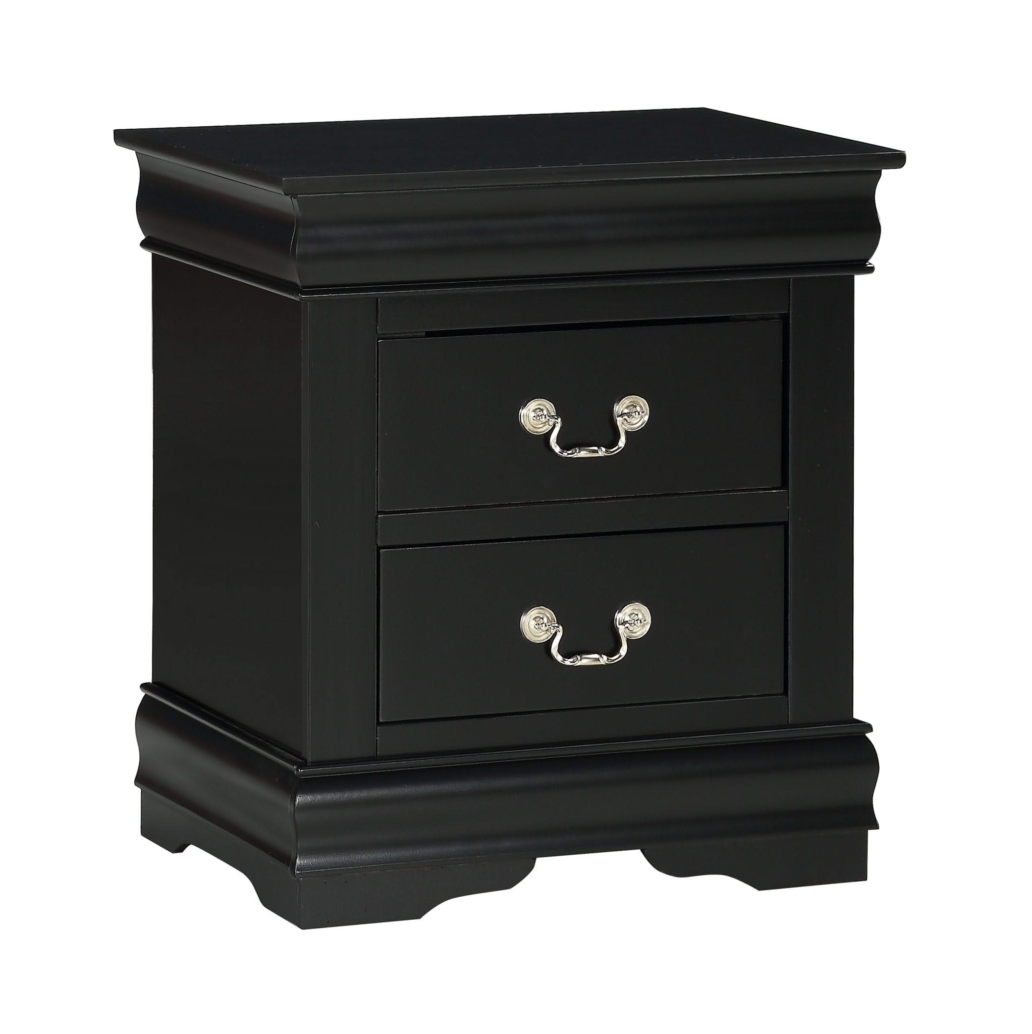 Louis Philip - Twin 5 Piece Bedroom Set - Black