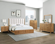 Westcott - King 5 Piece Bedroom Set - Cerused Natural