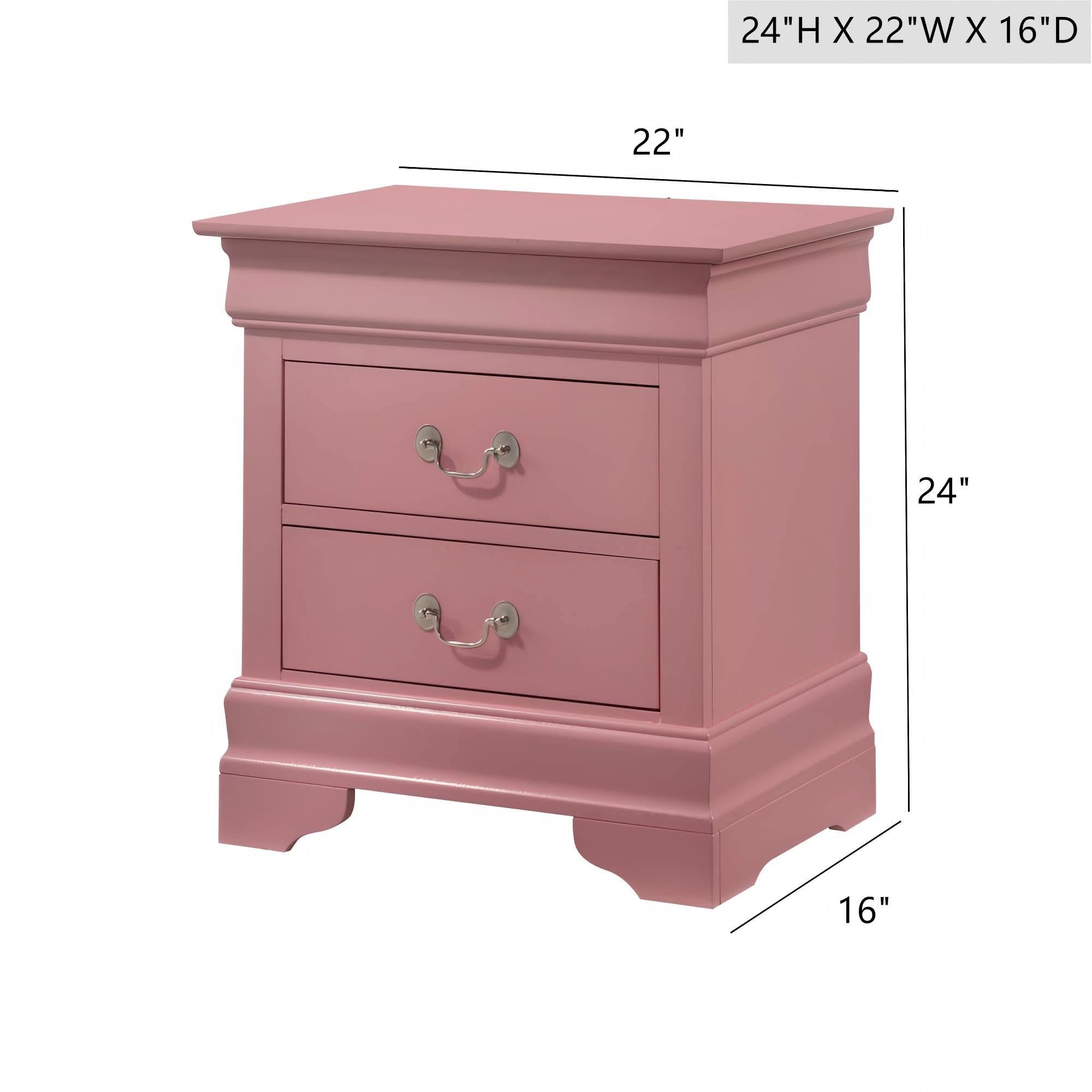 Louis Phillipe - Nightstand - Wood
