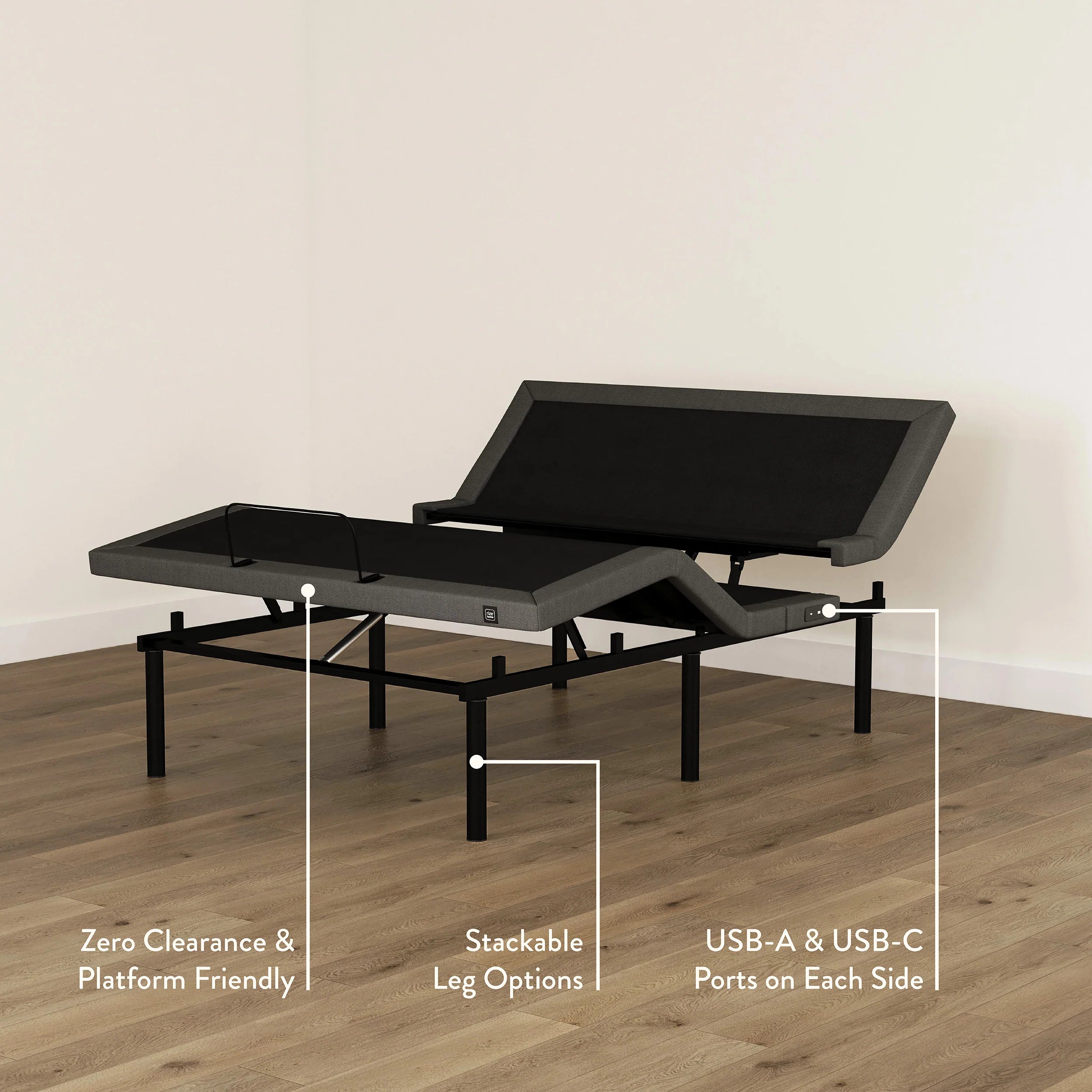 Remedy II Adjustable Bed Base with Lumbar Support and Massage