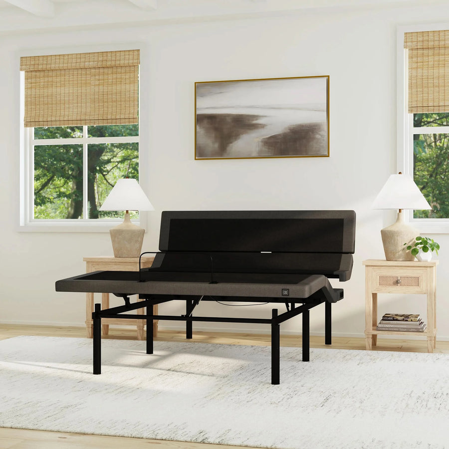 Rize Contemporary IV King Adjustable Base with Head Tilt, Lumbar Support, Massage and Zero Gravity