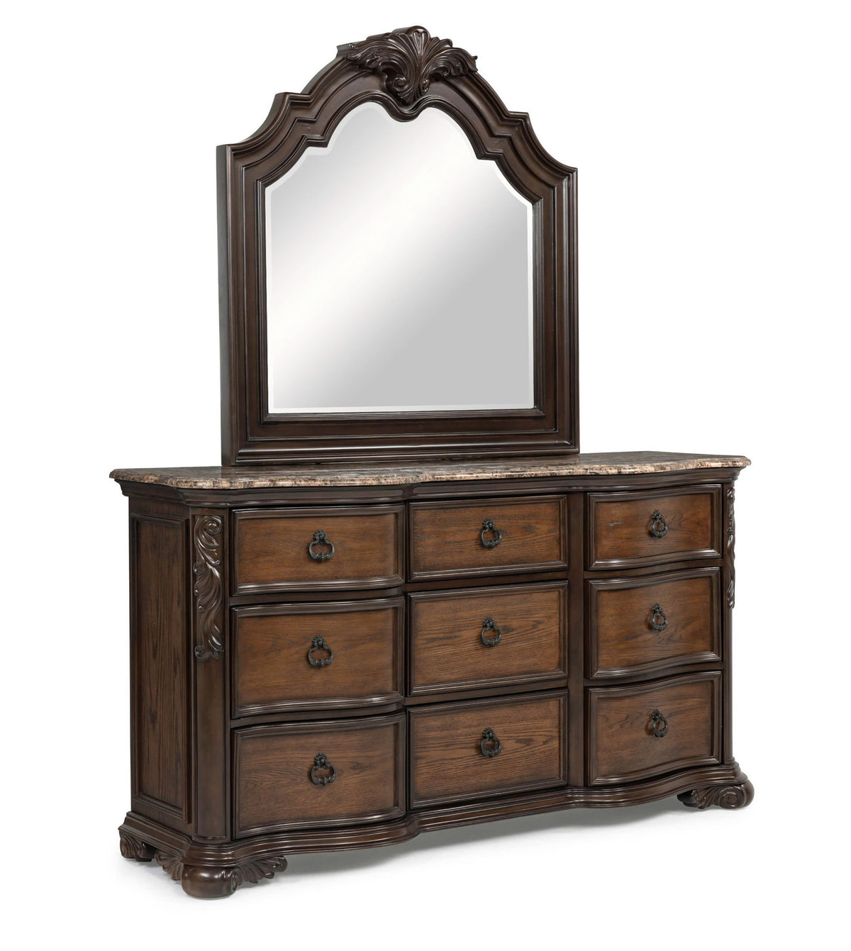 Ludwig - Queen 4 Piece Bedroom Set - Dark Brown