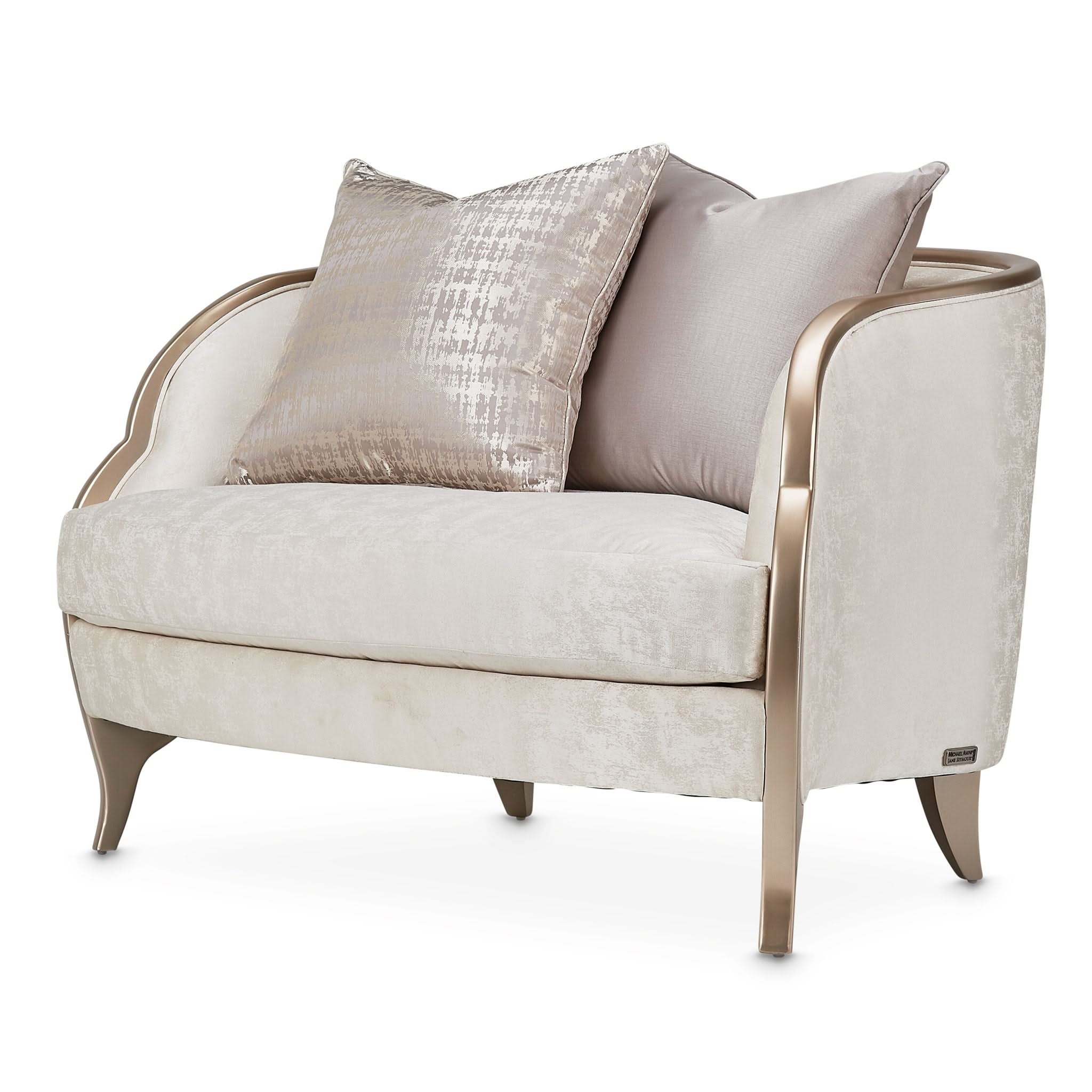 Malibu Crest - Chair And Half - Cloud White / Chardonnay