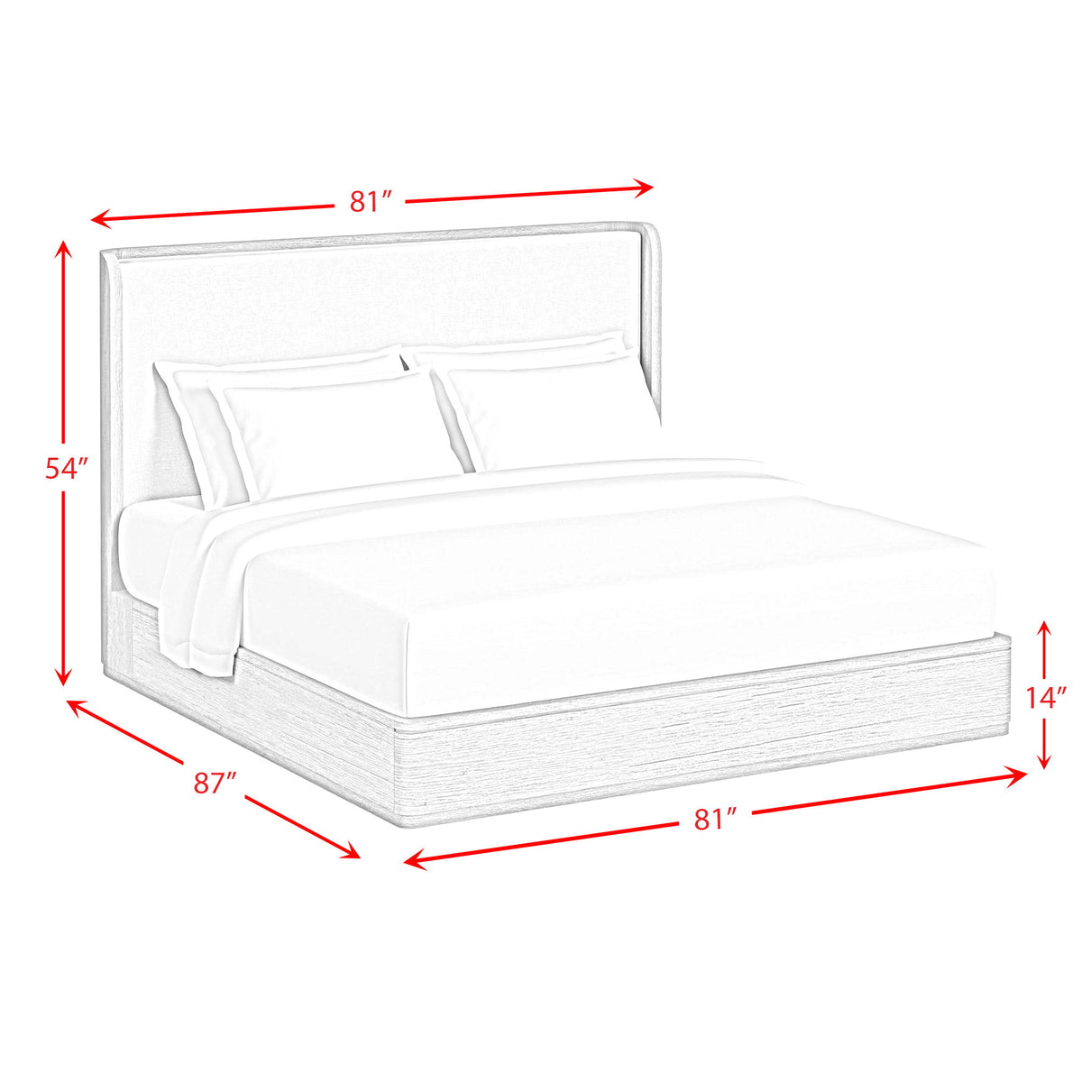 Rosalie - Fabric Upholstered Bed