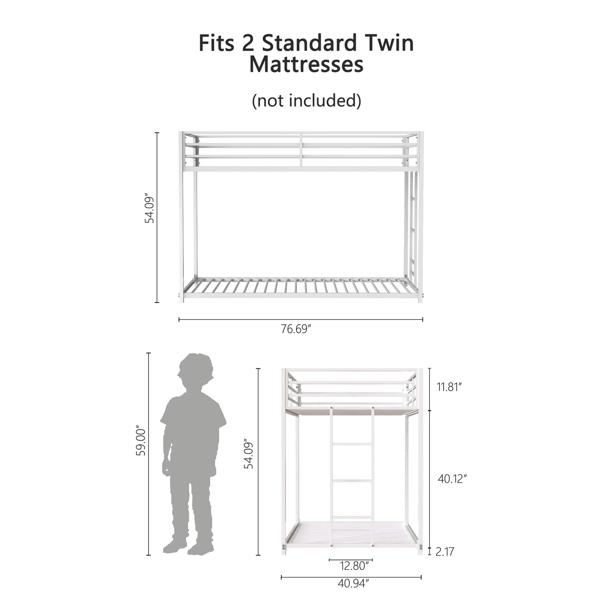 Adam - Metal Bunk Bed