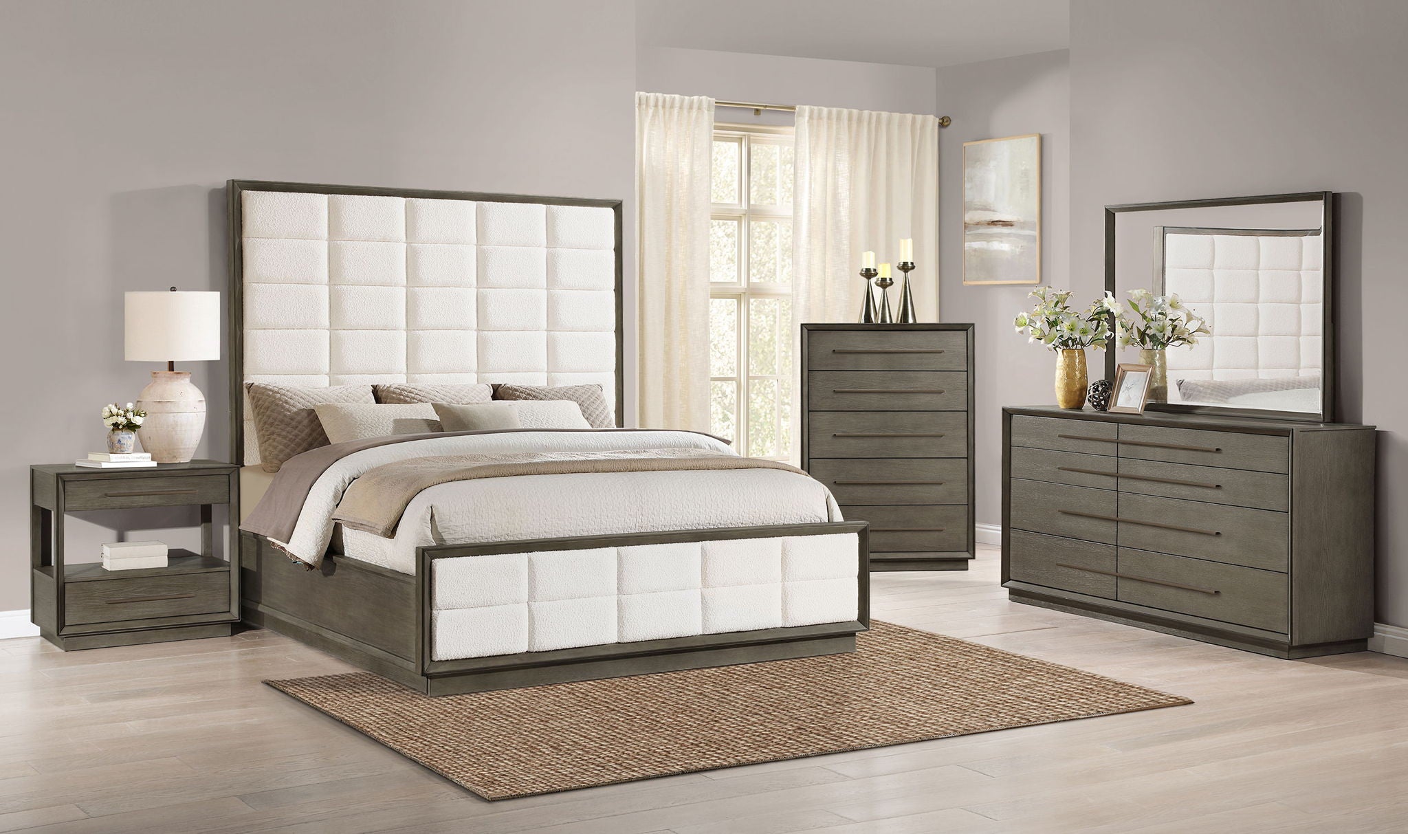 Durango 5-piece California King Bedroom Set Taupe Oak
