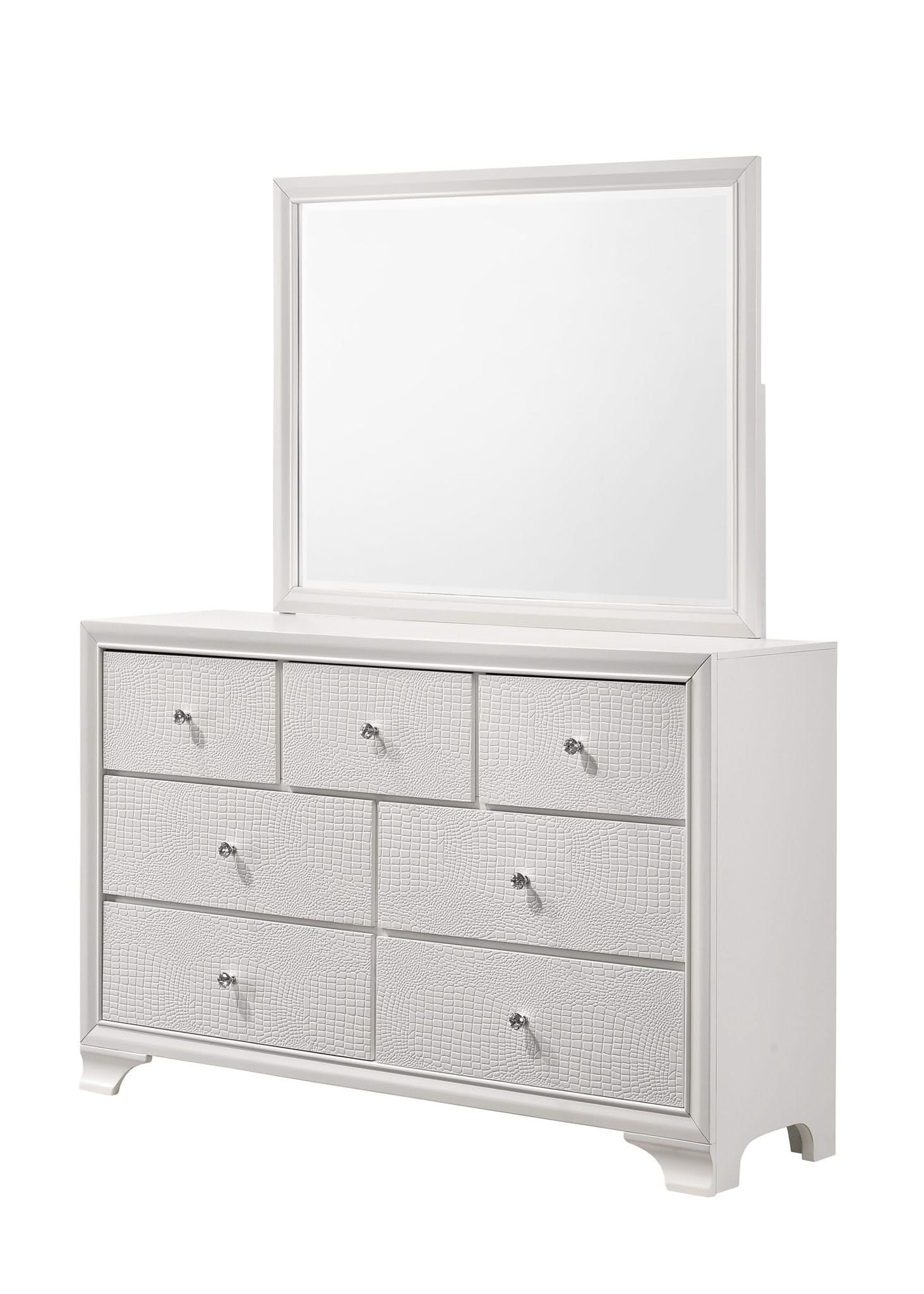 Lyssa - Twin 5 Piece Bedroom Set - White