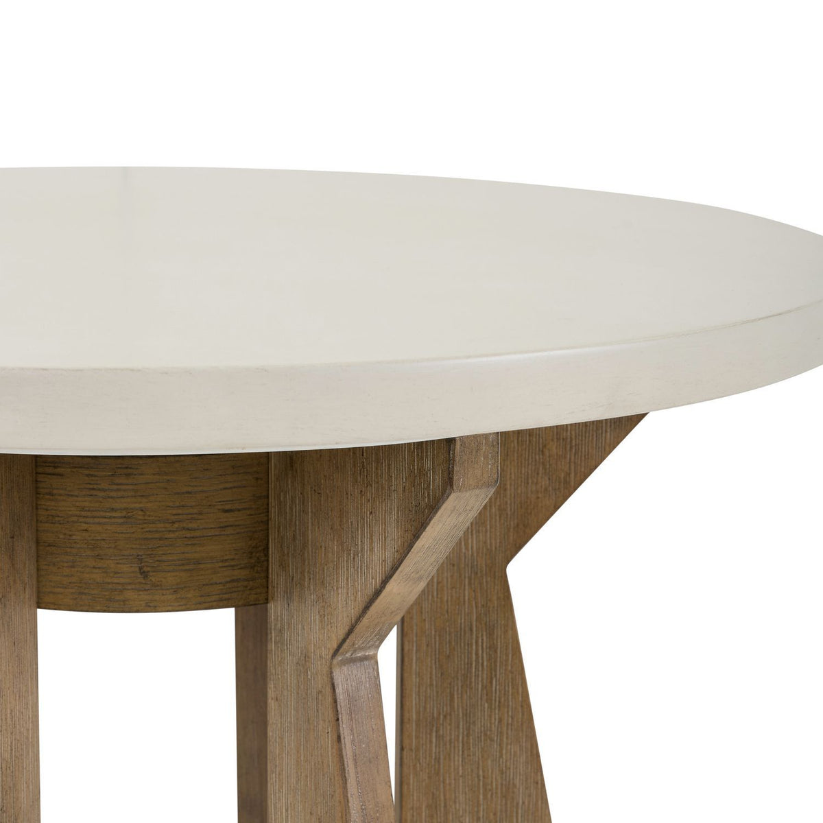 Berkley Square - Round End Table - Linen & Khaki