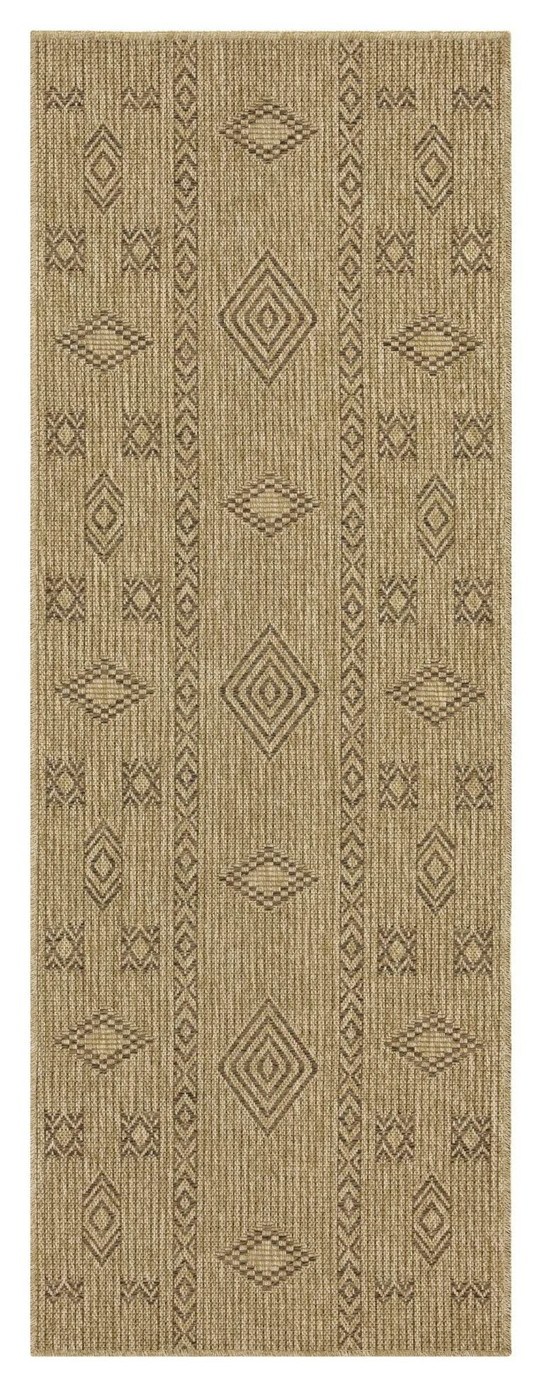 Earth - 5'3" X 7'3" Polypropylene Indoor, Outdoor Area Rug - Jute, Mocha