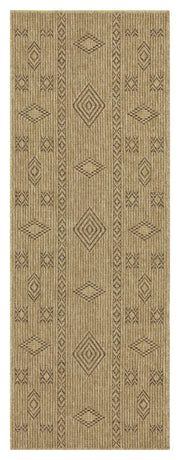Earth - 2'7" X 7'3" Indoor, Outdoor Area Rug - Jute, Mocha