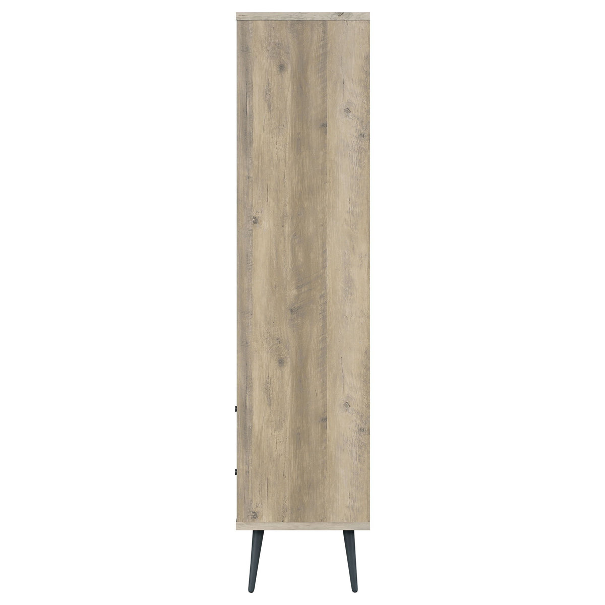 Maeve 70-inch 3-shelf Bookcase with Drawers Distressed Pine