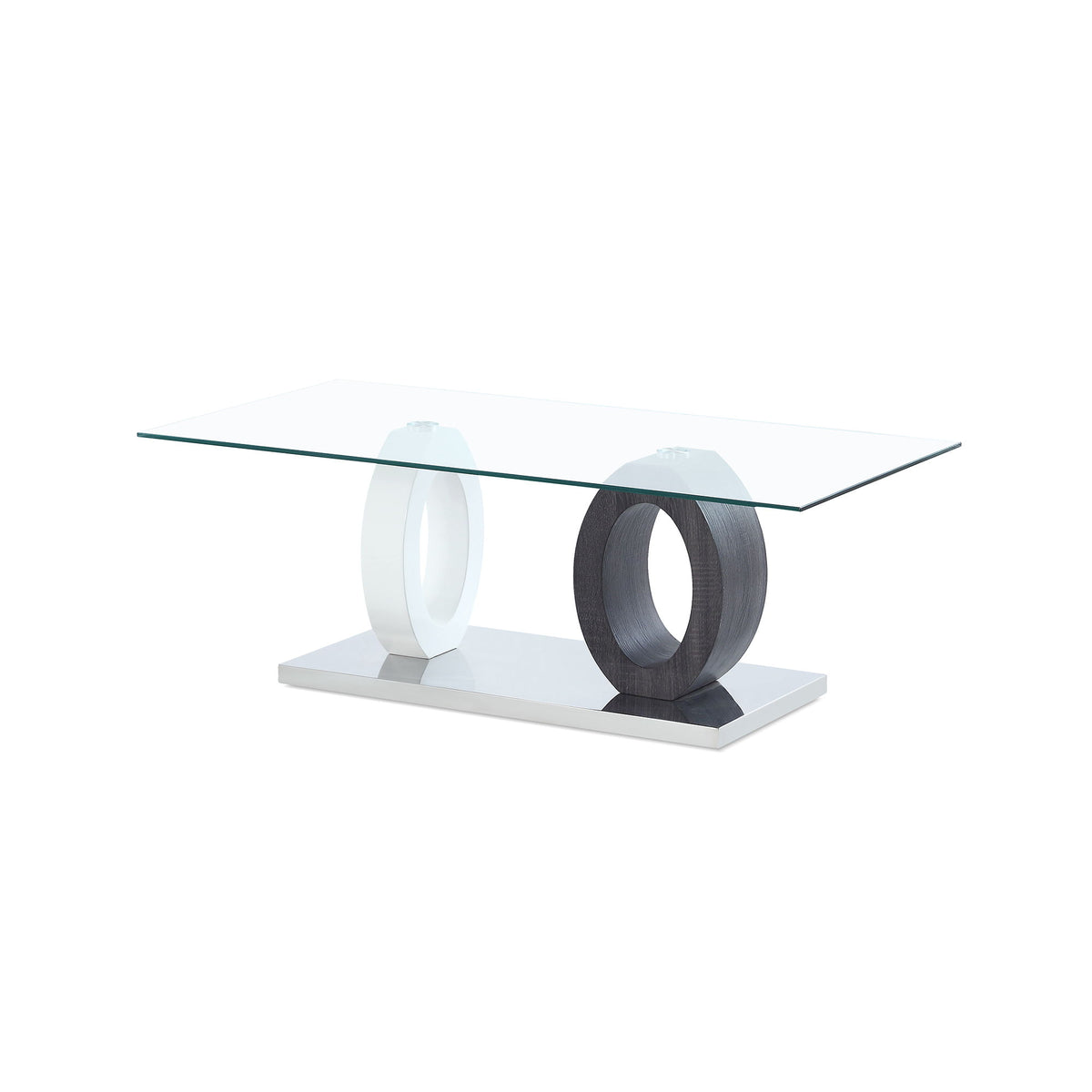 Tracker - Coffee Table - Brown / White - Exclusive Furniture