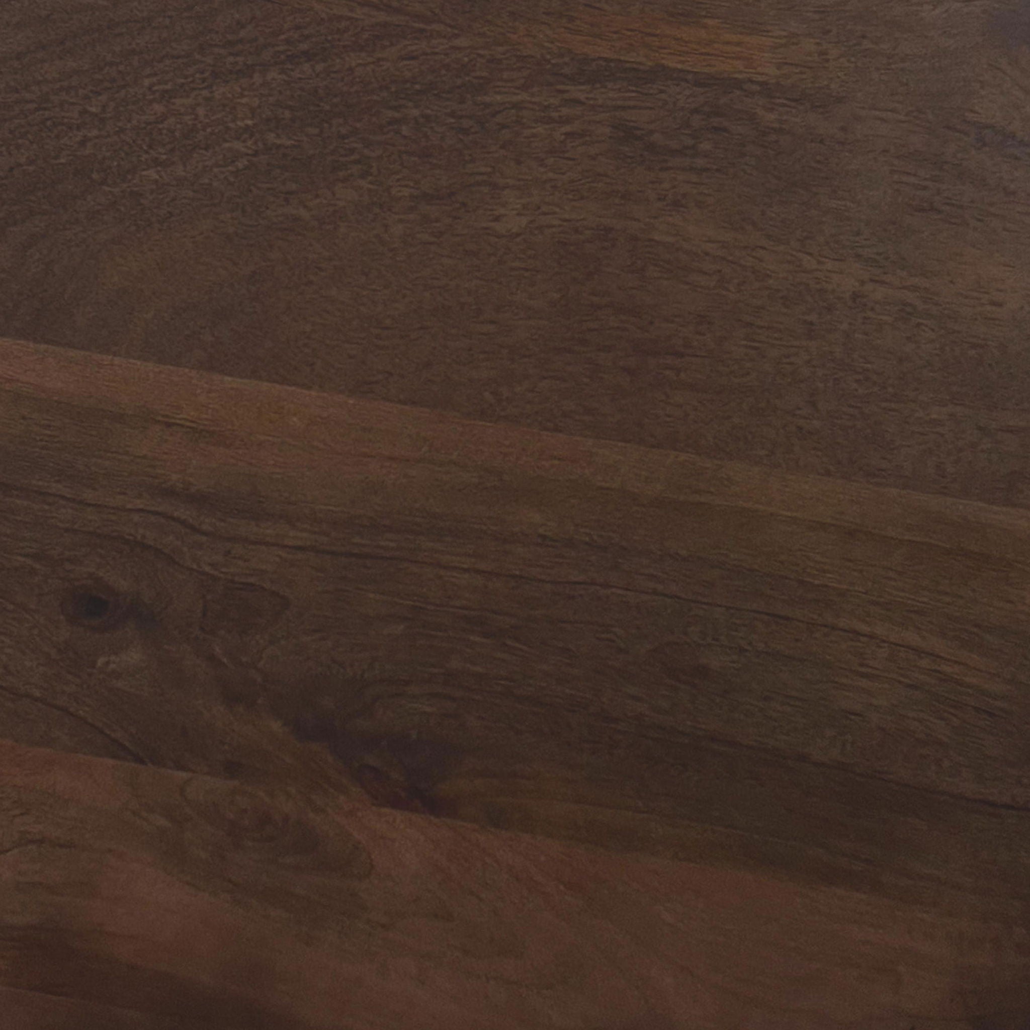 Cayenne Solid Mango Wood Cocktail Coffee Table Walnut