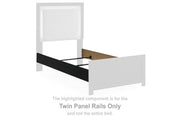 Maeling - Twin Panel Rails - Black