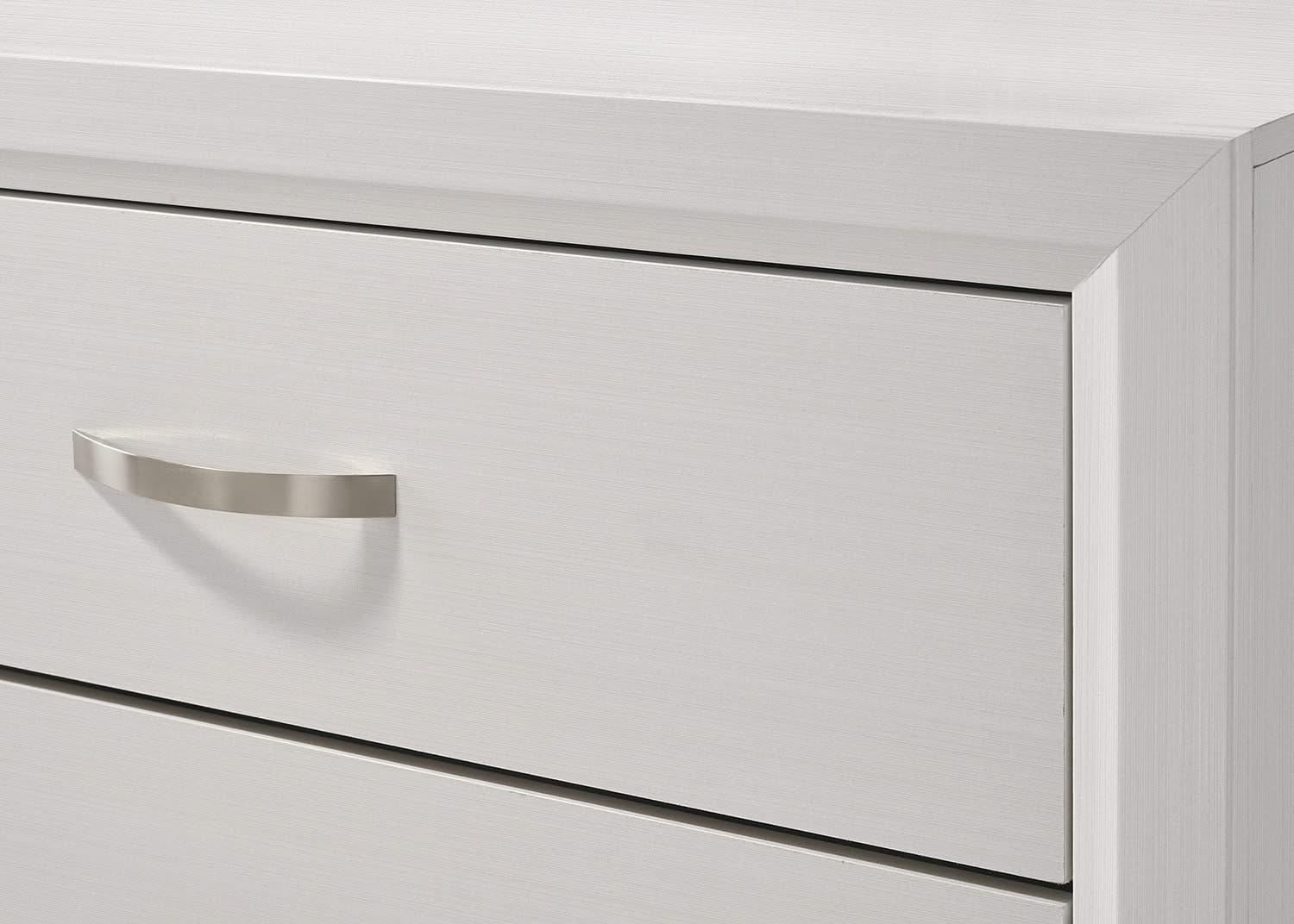 Akerson - Dresser & Mirror - White