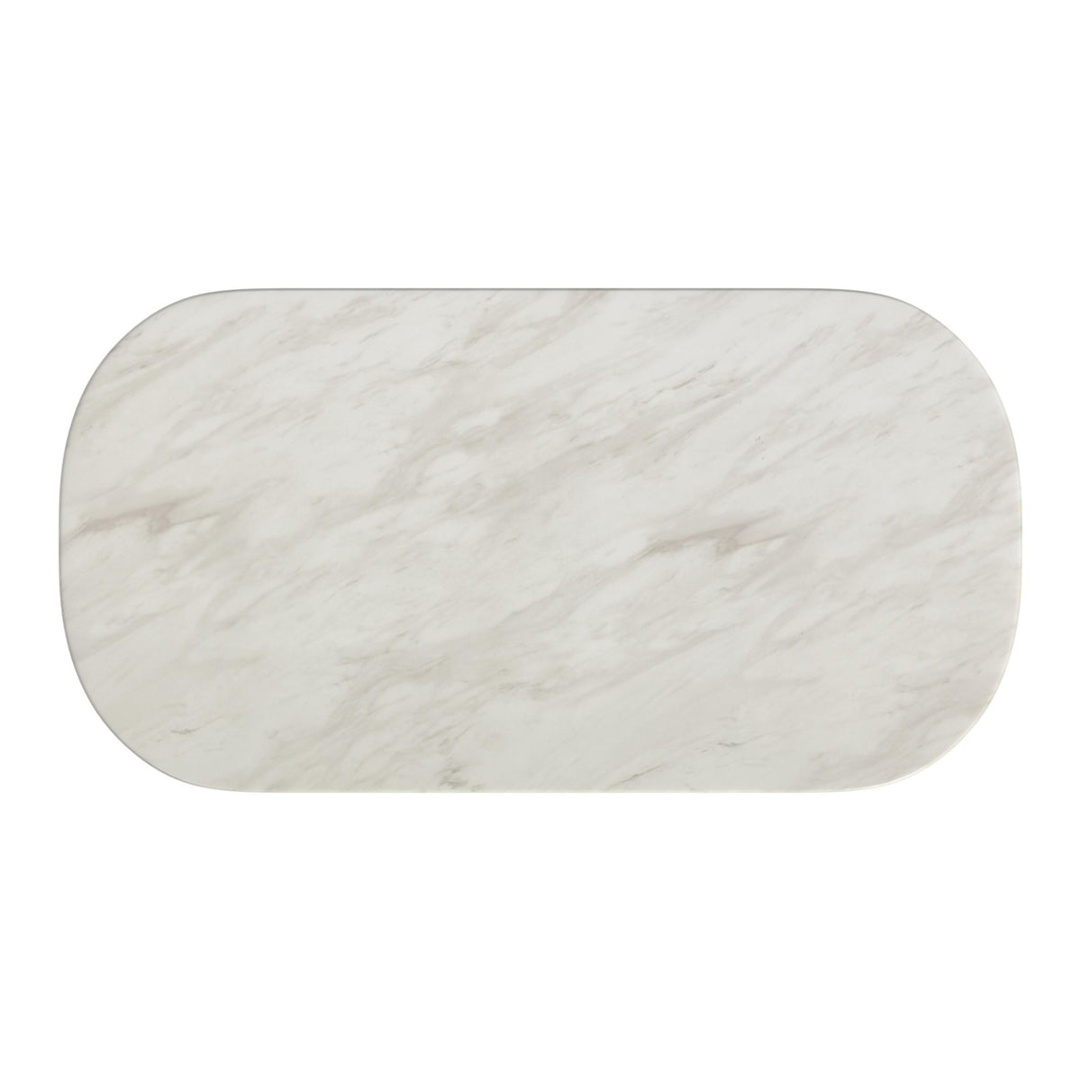 Sylvie - Oval Dining Table With Faux Marble Top