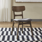Space Savers - Panel Back Side Chair - Walnut