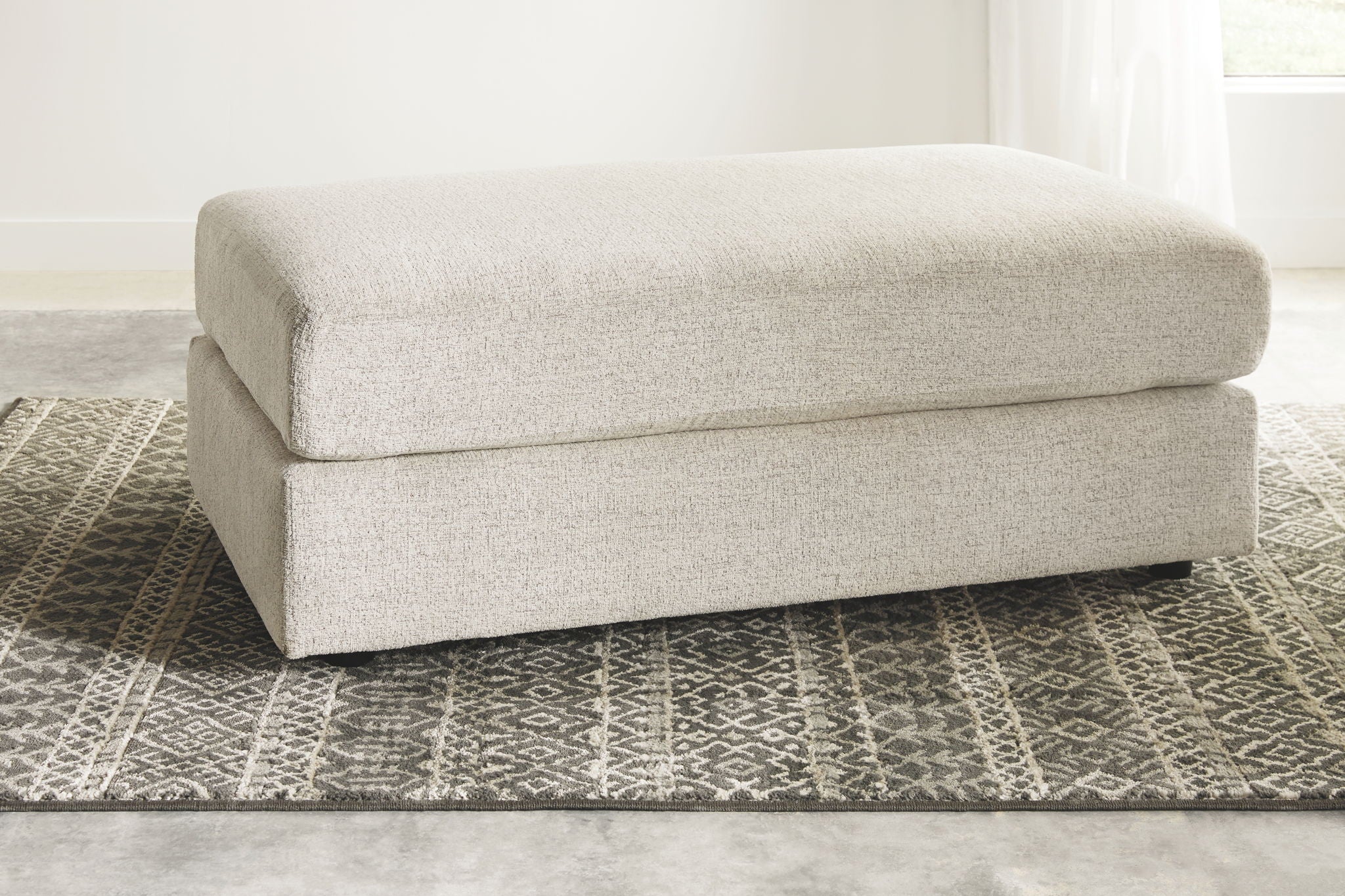 Soletren - Oversized Accent Ottoman - Stone