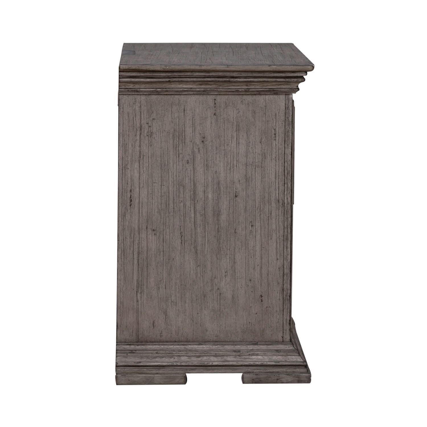 Big Valley - 2 Drawer Night Stand w/ Charging Station