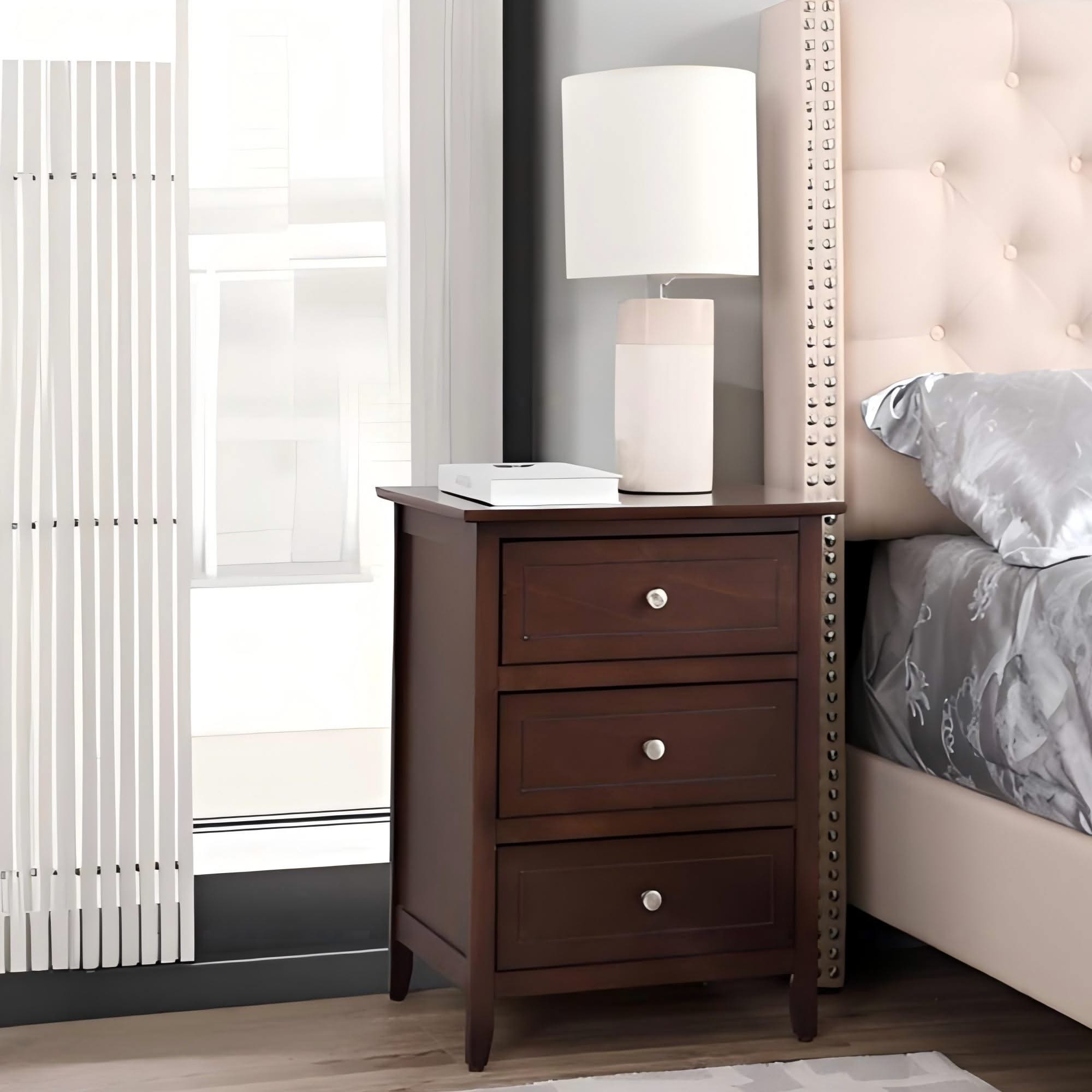 Daniel - 3 Drawer Nightstand