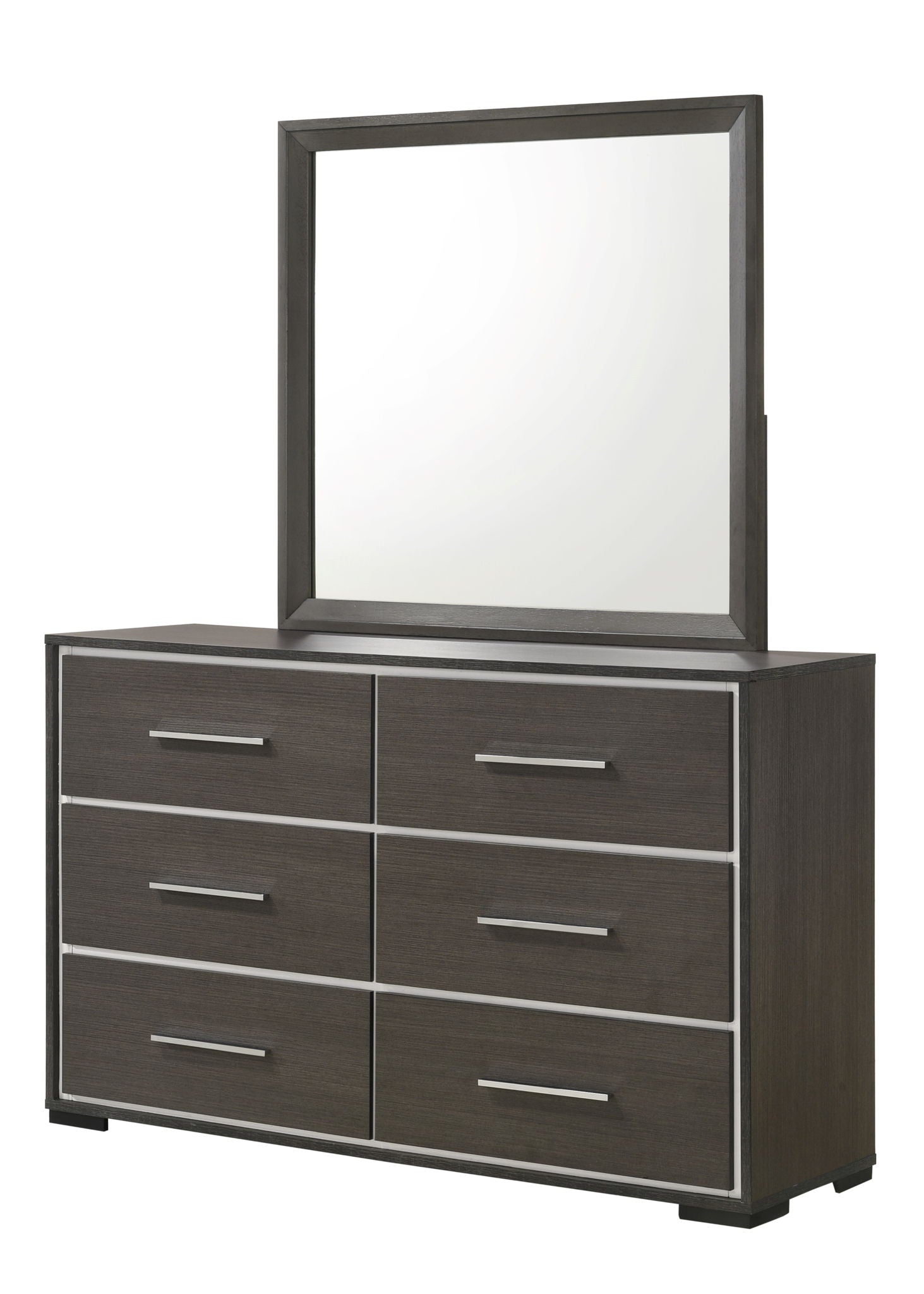 Sharpe - Twin 4 Piece Bedroom Set - Dark Gray