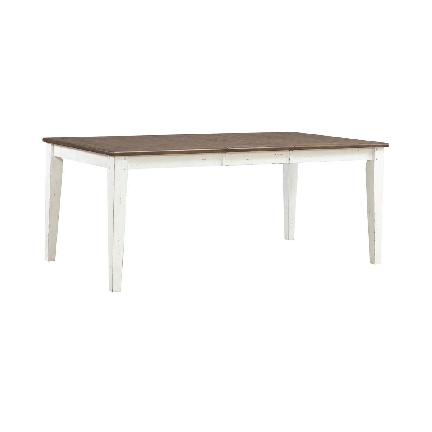 Al Fresco - Rectangular Leg Table - Graphite & Whitestone