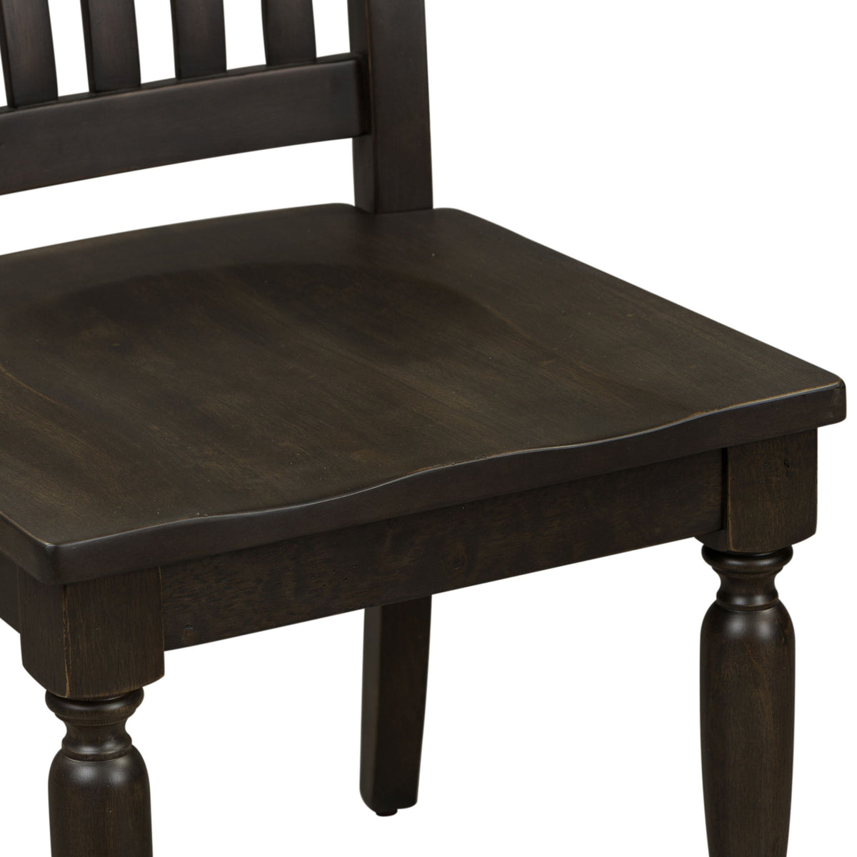 Harvest Home - Slat Back Side Chair - Chalkboard