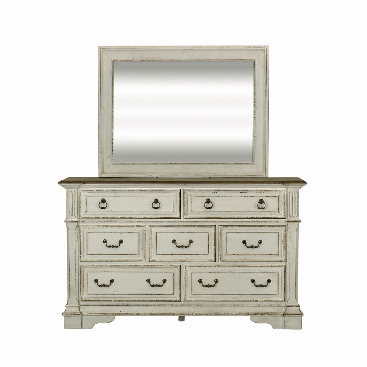 Abbey Park - Mirror - Antique White