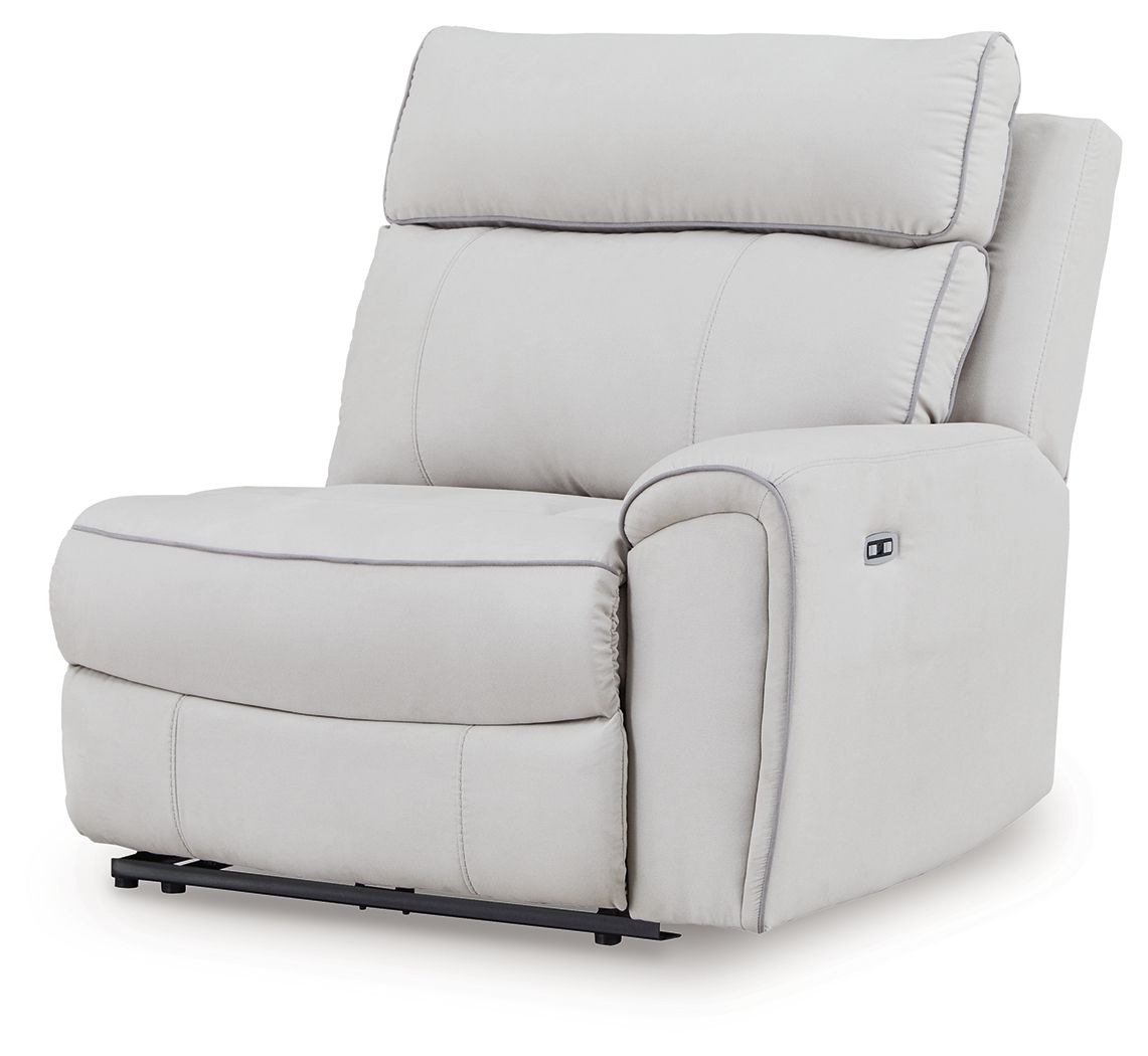 Social Pointe - RAF Zero Wall Power Recliner - Pearl / Ash