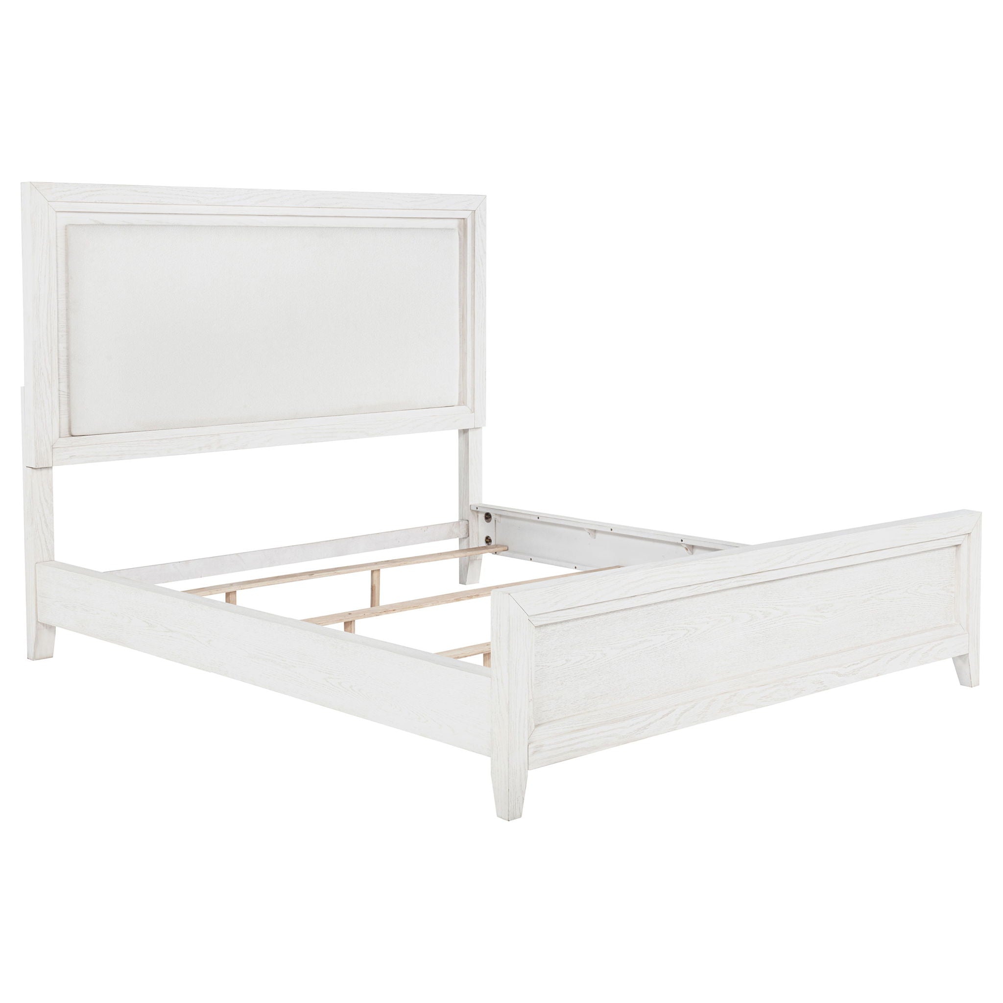 Marielle 5-piece Cal King Bedroom Set Distressed White
