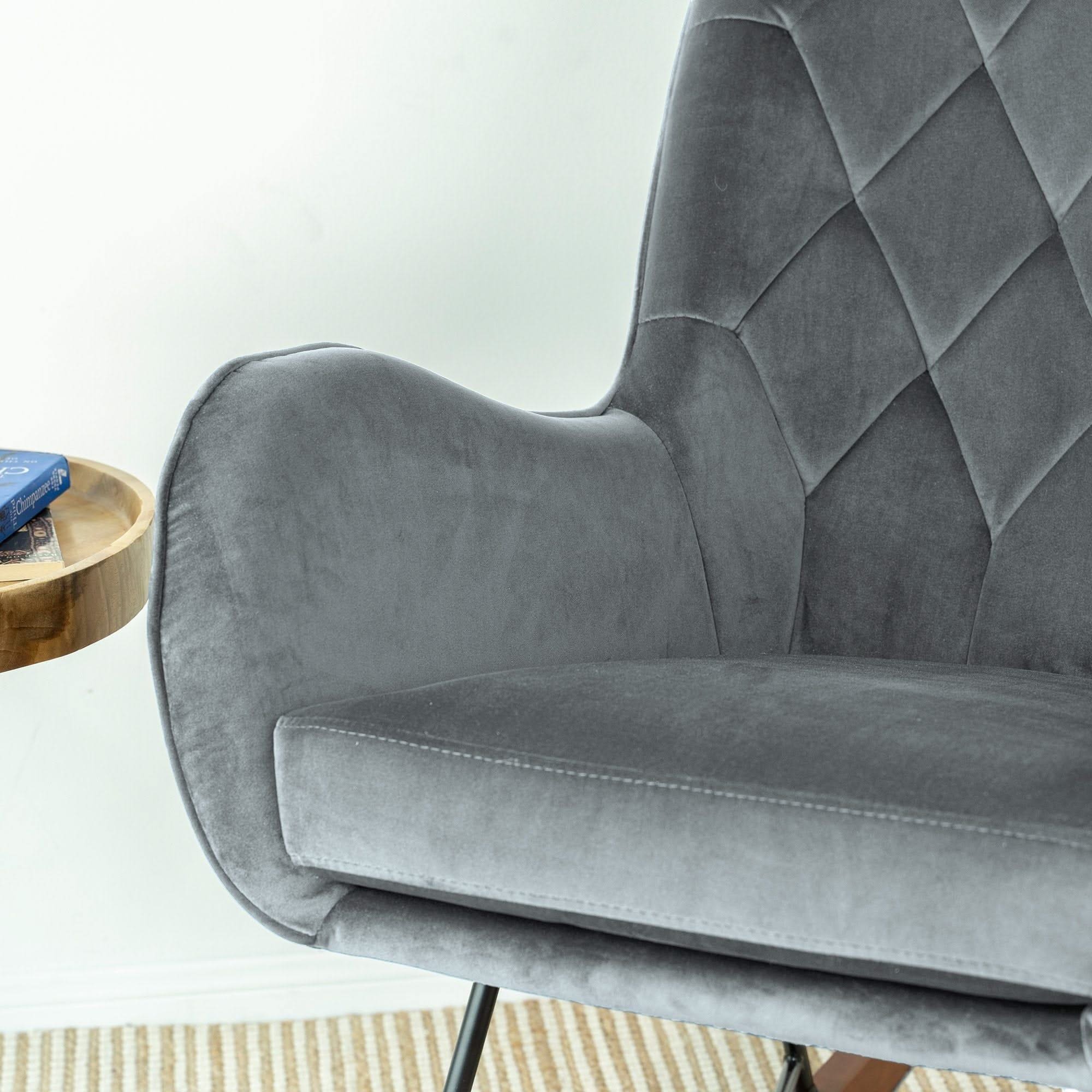 Hannah - Rocking Chair - Gray