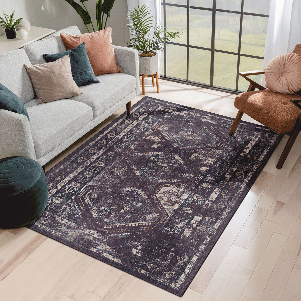 Maval - Trendy Washable Area Rug