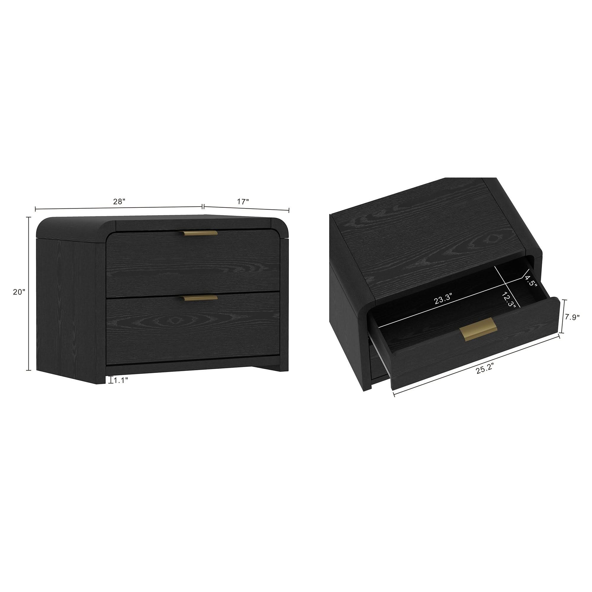 Grace - Nightstand With Modern Minimalist Design