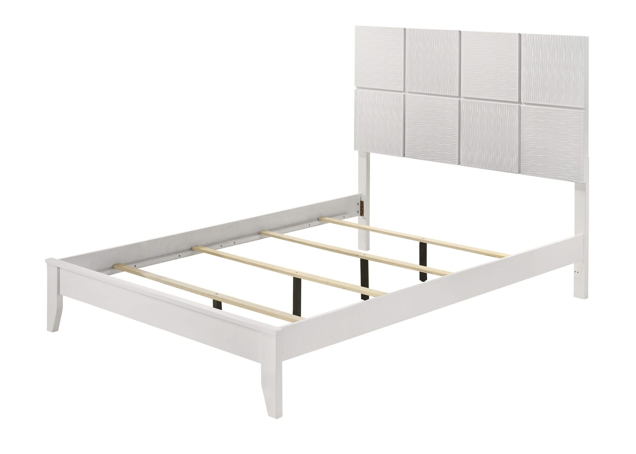 Denker - Full Bed - White