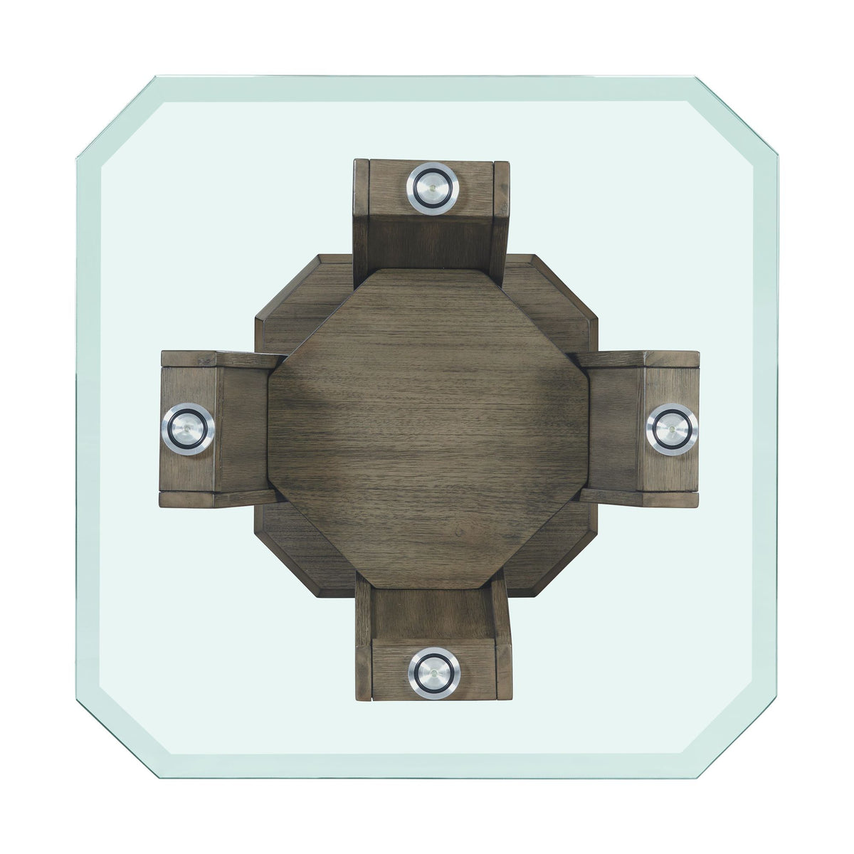 Dapper - Square End Table - Gray