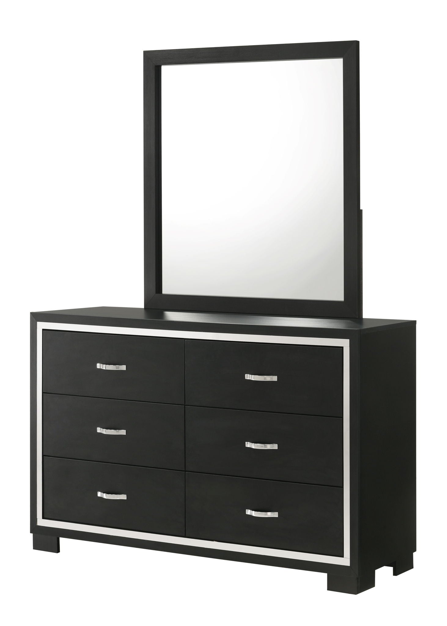 Gennro - Queen 4 Piece Bedroom Set - Black