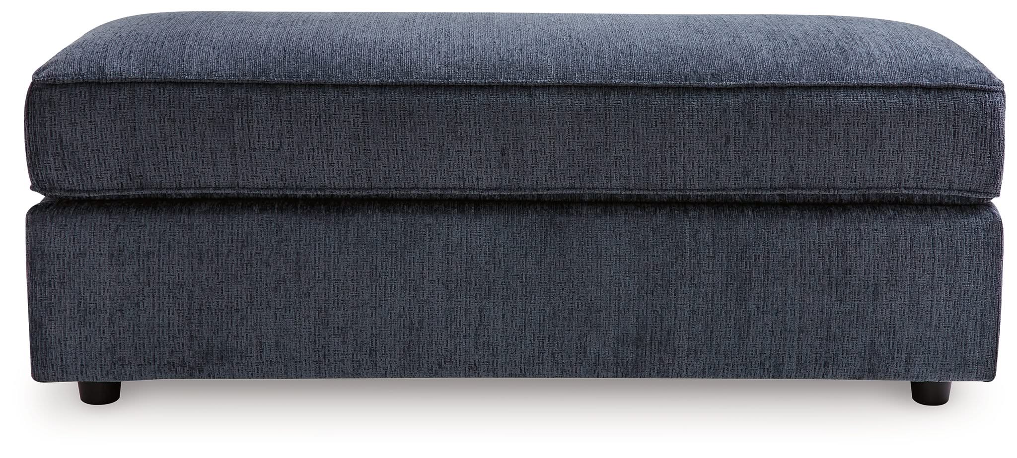 Albar Place - Oversized Accent Ottoman - Cobalt