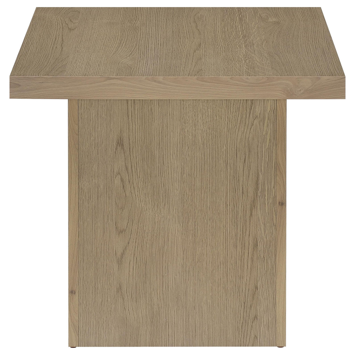 Devar 2-piece Square Cocktail Coffee End Table Set Latte