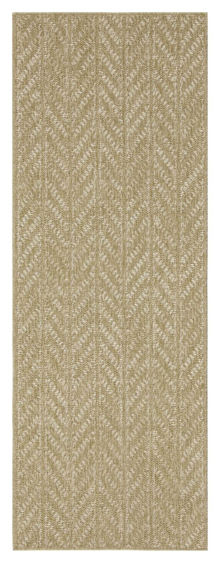 Earth - 5'3" X 7'3" Indoor, Outdoor Area Rug - Natural / White