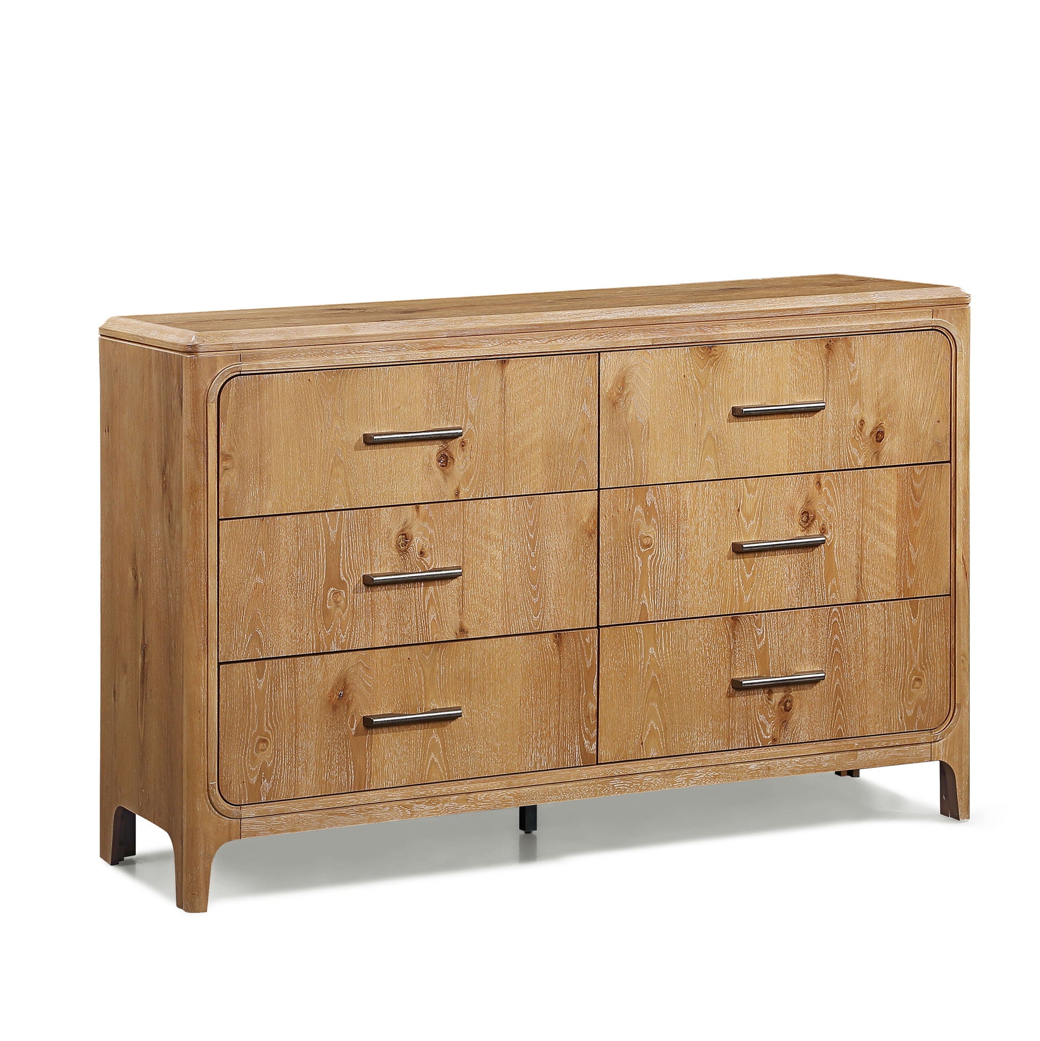 Westcott - King 5 Piece Bedroom Set - Cerused Natural