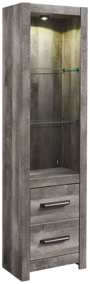 Wynnlow - Pier - Two Drawers & Two Shelves - Gray Dark