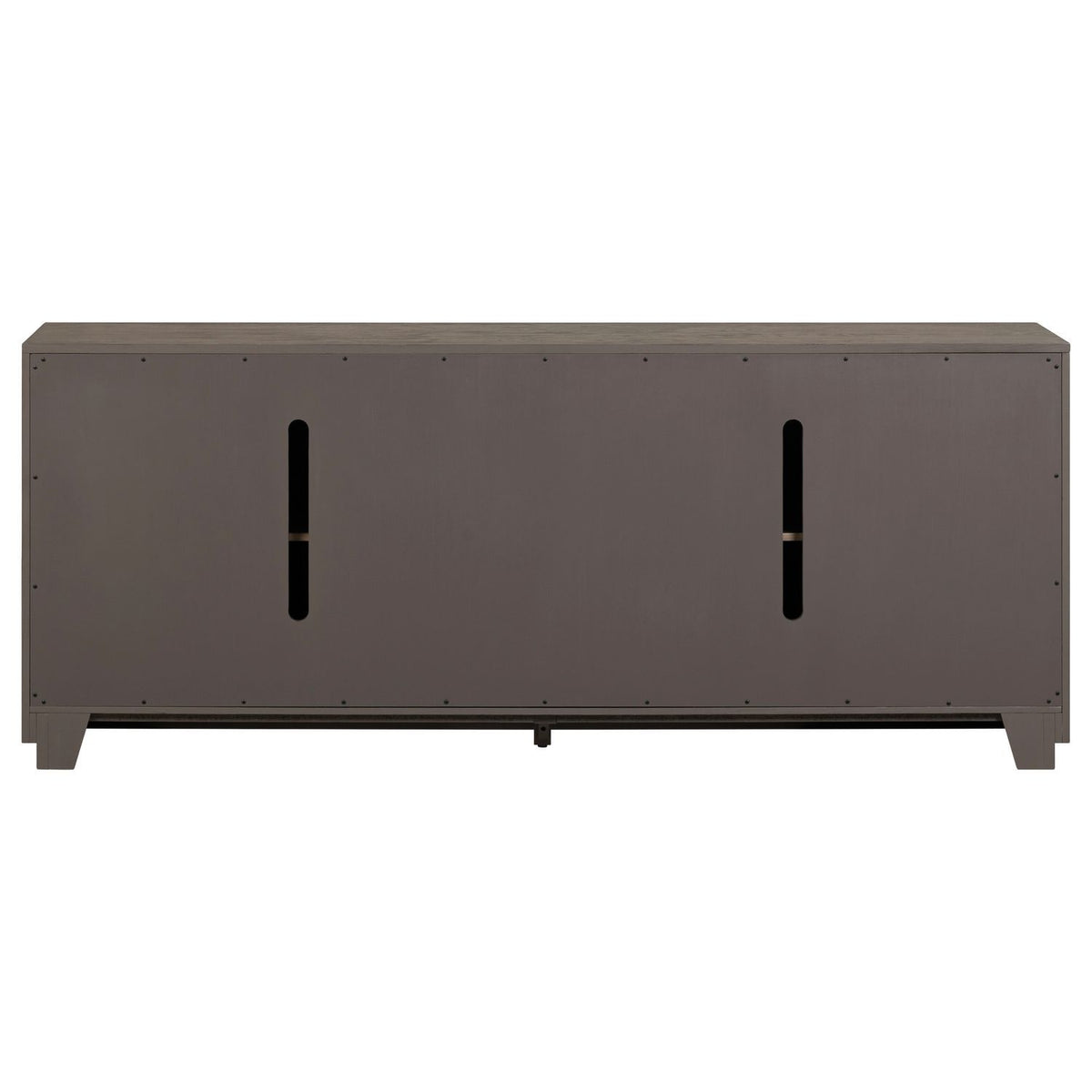 Aspen Sky - 78" TV Console - Weathered Saddle Brown