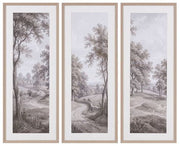 Dixonburg - Wall Art Set (Set of 3) - Taupe / Gray