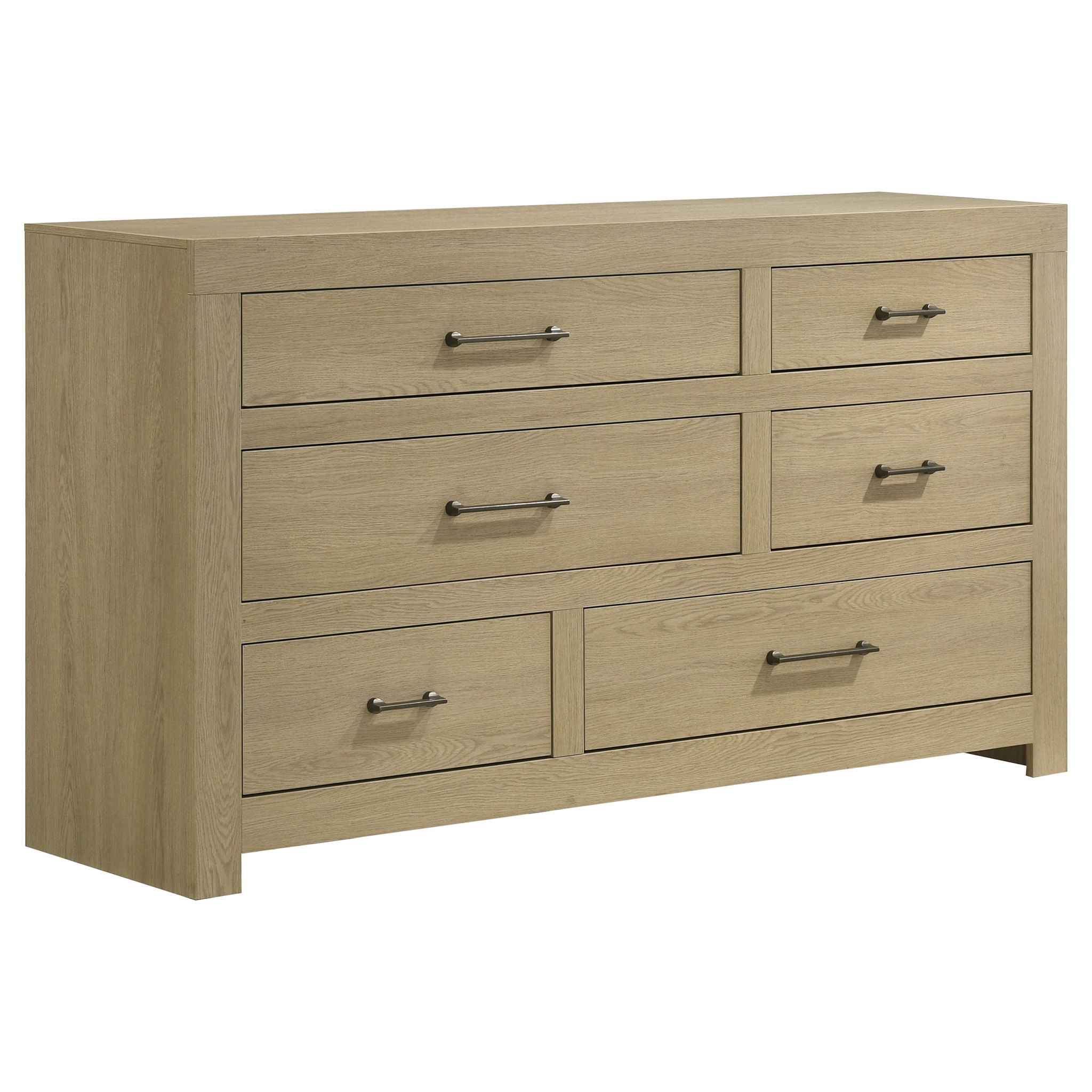 Hendricks 5-piece California King Bedroom Set Light Oak